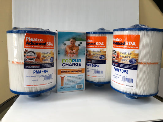 H2X Trainer 15 Filter Set (3 Filters) & Ecopur Charge (4 Filters total)