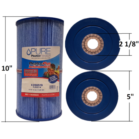 Pleatco Antimicrobial Filter PLBS50-M X268519